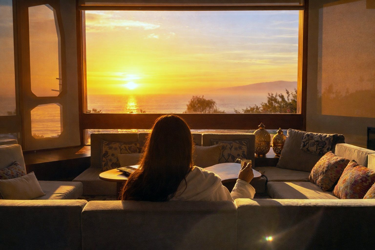 Sunset lounge with ocean view, Tenerife